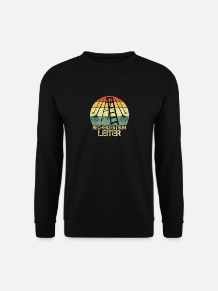 Rechenzentrum Retro Vintage Rechen & Besen Leiter - Unisex Pullover - Schwarz