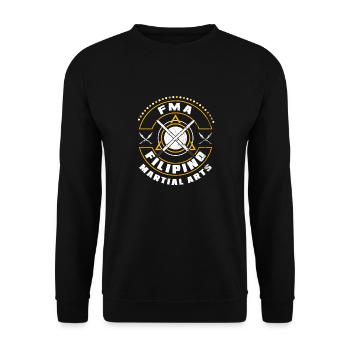 Eskrima Kali Arnis Filipino Kampfsportarten - Unisex Pullover - Schwarz - Vorne - Alina (178cm) & Michal (187cm)