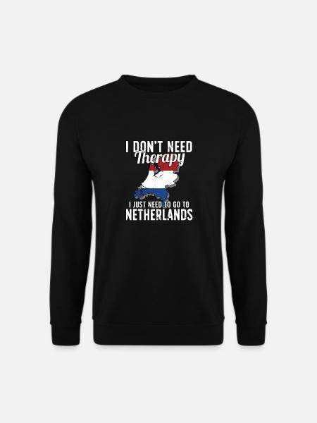 Netherlands flag I Dutch Souvenirs - Unisex Sweatshirt - black