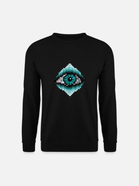 Œil - Sweat-shirt Unisexe - noir