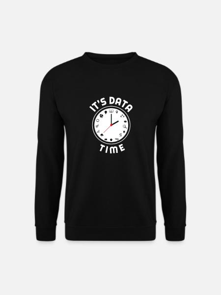 Data Engineering Data Analytics It's Data Time - Unisex Sweatshirt - black