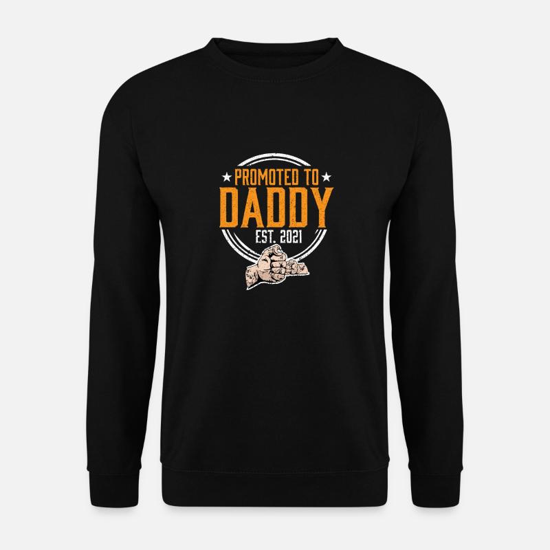 Promoted To Daddy Father, 2021 - Unisex Sweatshirt - black
