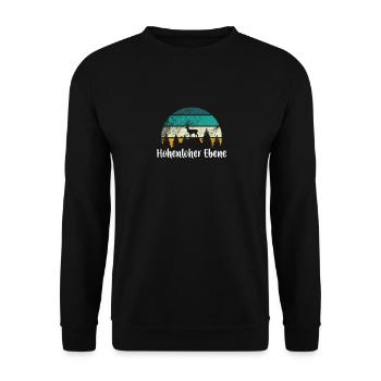 Hohenloher Ebene - Unisex Pullover - Schwarz - Vorne - Alina (178cm) & Michal (187cm)