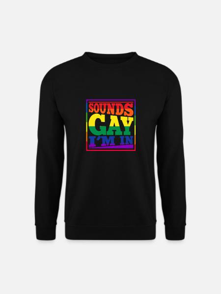 Sounds Gay I m in - Unisex Pullover - Schwarz