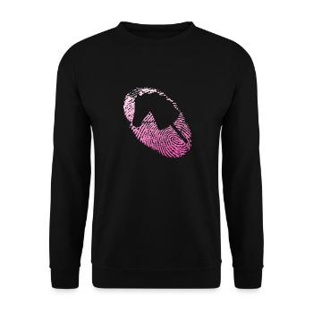 Hobby Horse - Unisex Pullover - Schwarz - Vorne - Alina (178cm) & Michal (187cm)