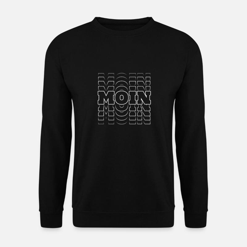 MOIN Stacked - Unisex Pullover - Schwarz