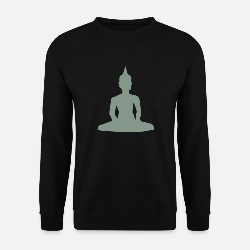 litte buddha - Unisex Pullover - Schwarz