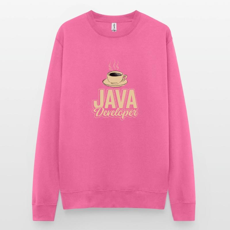 Java Developer Coffee Kaffee Unisex Sweatshirt