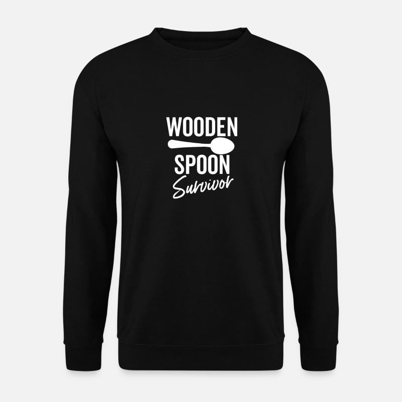 Holzlöffel Survivor - Unisex Pullover - Schwarz
