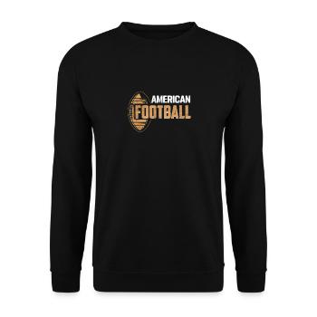 Football américain - Sweat-shirt Unisexe - noir - Devant - Alina (178cm) & Michal (187cm)