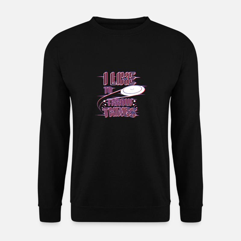 Frisbee throw things - Unisex Sweatshirt - black