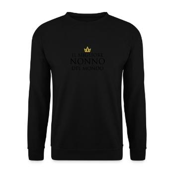Il Migliore Nonno de Mondo - Sweat-shirt Unisexe - noir - Devant - Alina (178cm) & Michal (187cm)