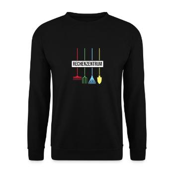 Rechenzentrum Gärtner - Unisex Pullover - Schwarz - Vorne - Alina (178cm) & Michal (187cm)