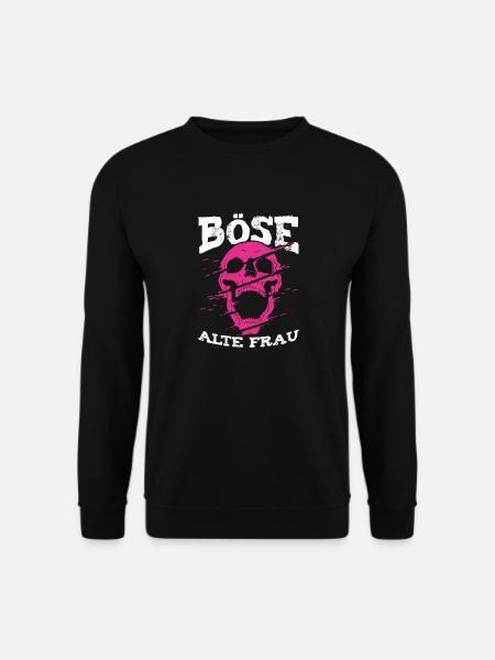Böse Alte Frau - Unisex Pullover - Schwarz