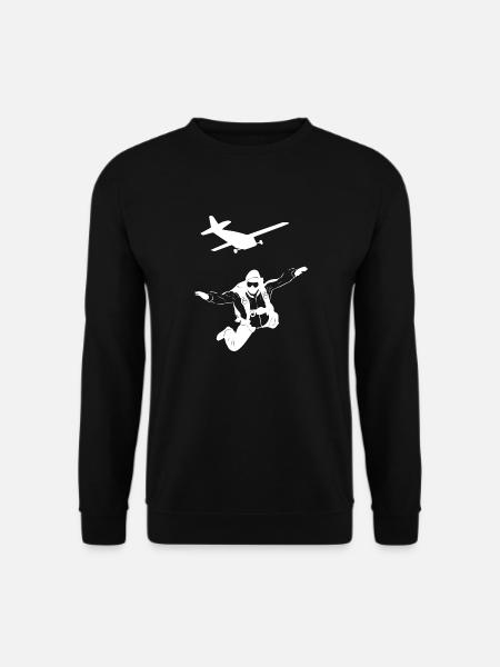 glider parachute drone - Unisex Sweatshirt - black