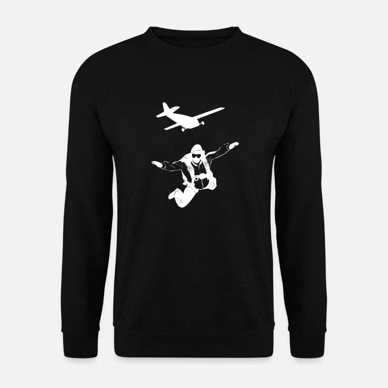 glider parachute drone - Sweat-shirt Unisexe - noir