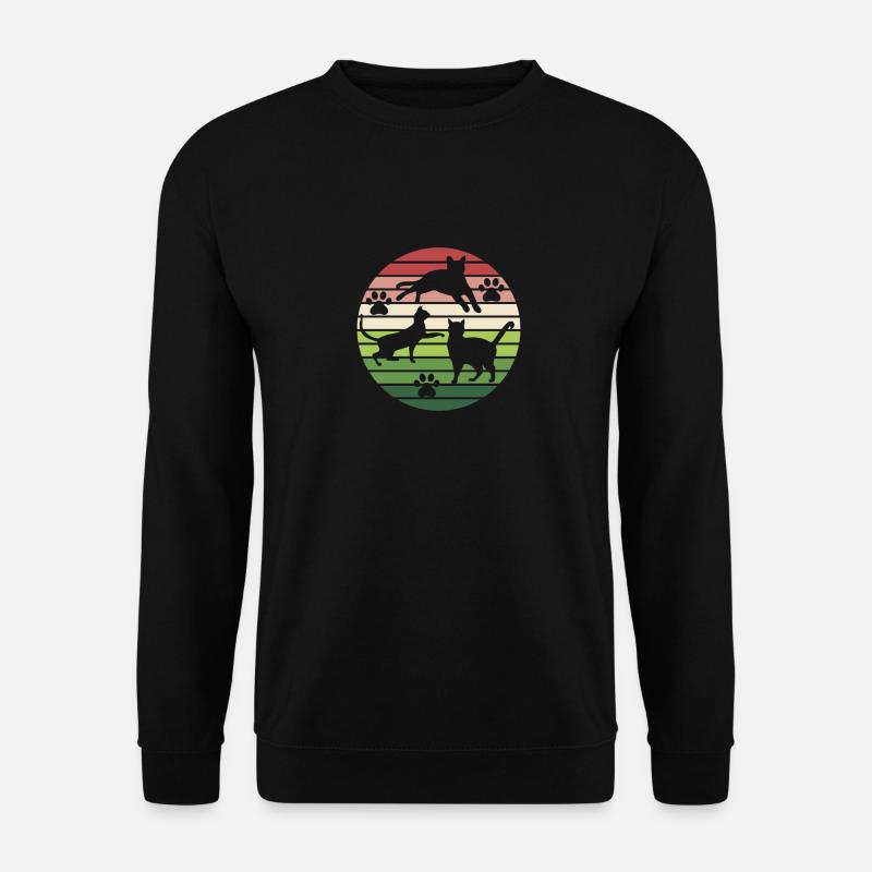 Cats Cat - Unisex Sweatshirt - black