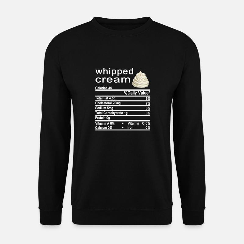 Schlagsahne - Unisex Pullover - Schwarz