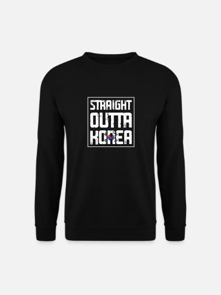 Straight Outta Korea - Unisex Pullover - Schwarz