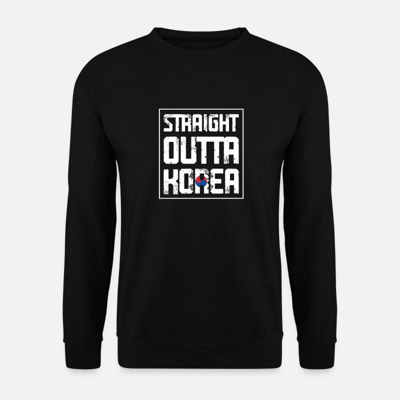 Straight Outta Korea - Unisex Pullover - Schwarz