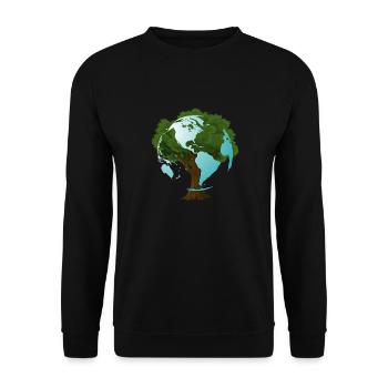 Land - Unisex Pullover - Schwarz - Vorne - Alina (178cm) & Michal (187cm)