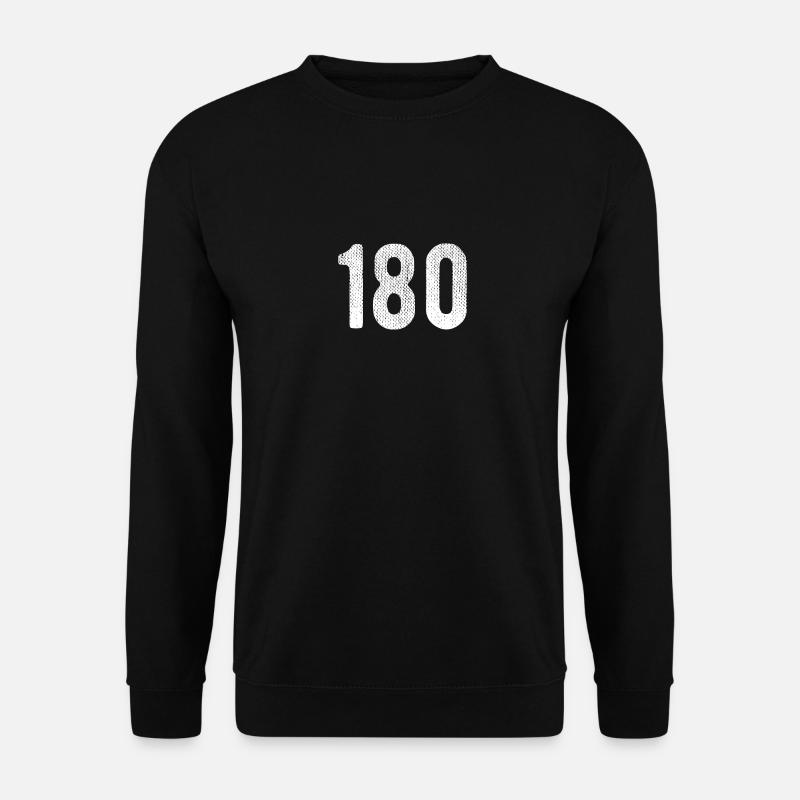180er Dart - Unisex Pullover - Schwarz