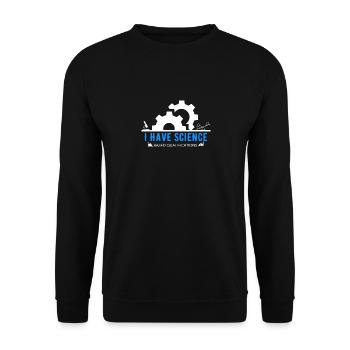 Techniker Biologie Chemie Mathematik Geschenk - Unisex Pullover - Schwarz - Vorne - Alina (178cm) & Michal (187cm)