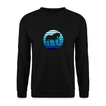 Horse sayings Horses Riding Rider Equestrian sport - Unisex Sweatshirt - black - Front - Alina (178cm) & Michal (187cm)