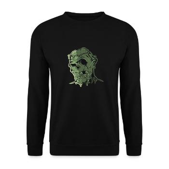Zombie - Sweat-shirt Unisexe - noir - Devant - Alina (178cm) & Michal (187cm)