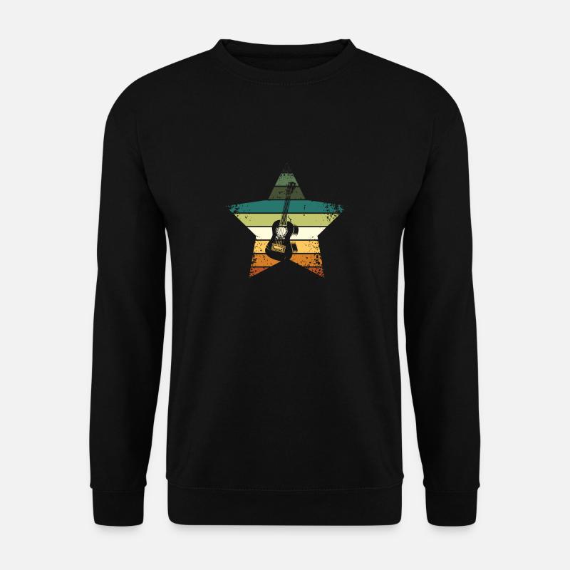 Ukulele Vintage - Unisex Pullover - Schwarz