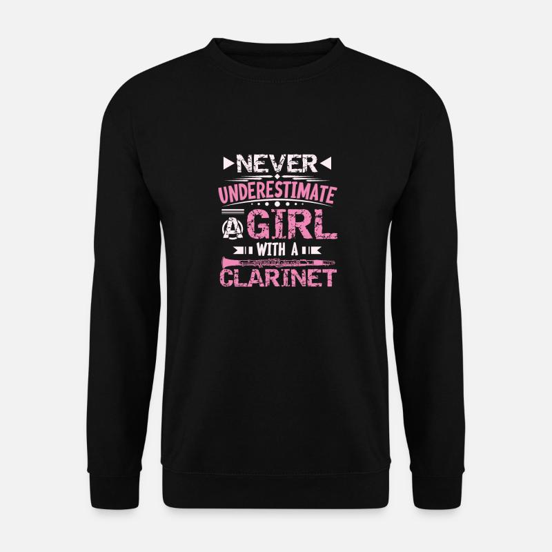 klarinette - Unisex Pullover - Schwarz