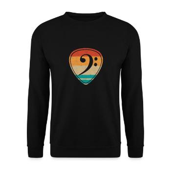 Basse 14 - Sweat-shirt Unisexe - noir - Devant - Alina (178cm) & Michal (187cm)