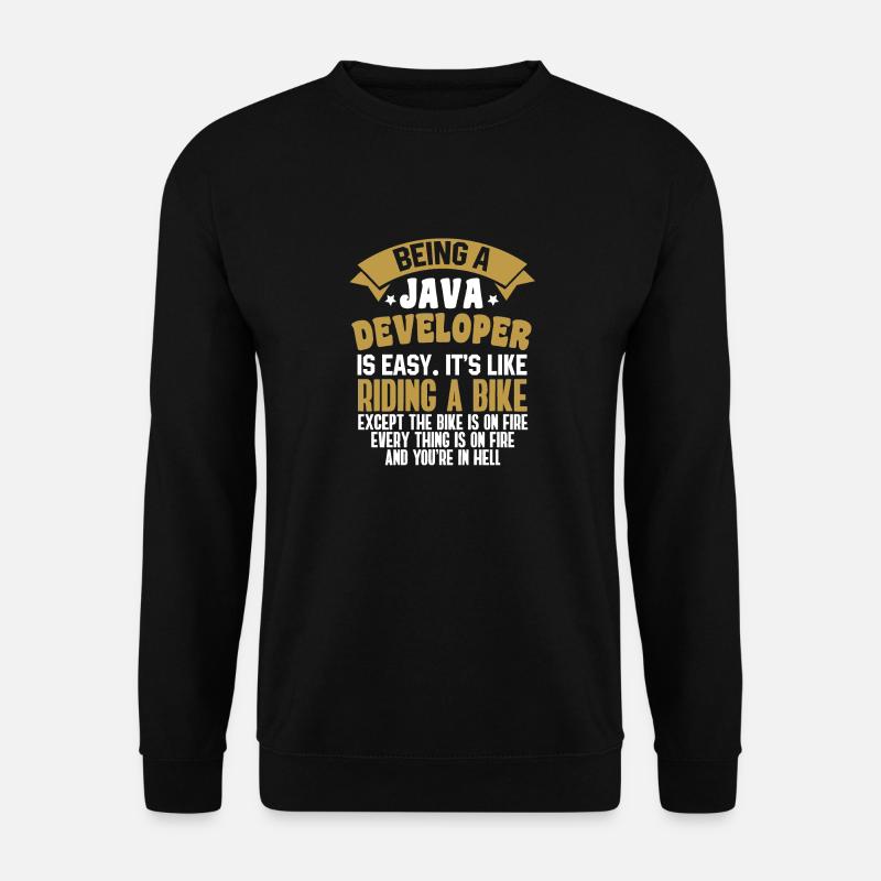 Java Developer - Sweat-shirt Unisexe - noir