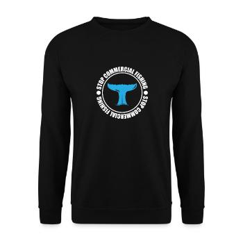 Save the Ocean - Unisex Pullover - Schwarz - Vorne - Alina (178cm) & Michal (187cm)