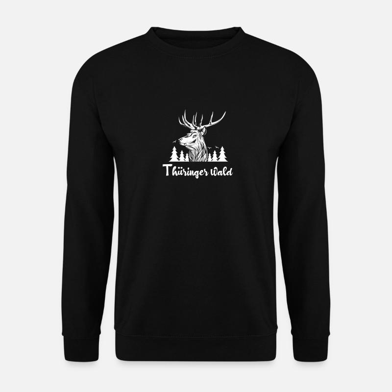 Thüringer Wald Thüringen Freistaat Wandern - Unisex Pullover - Schwarz