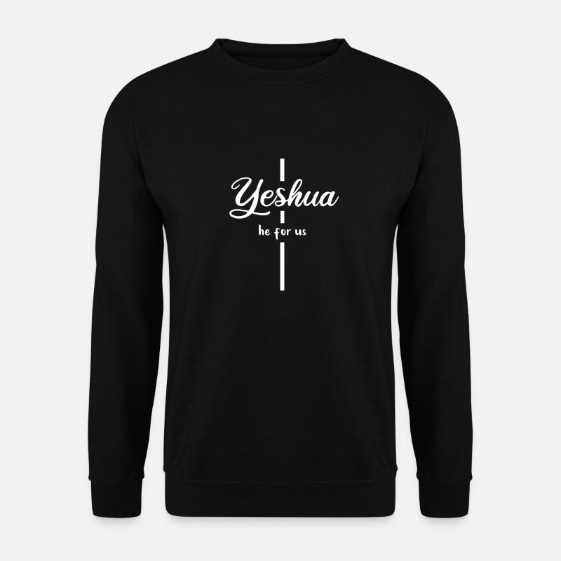 yeshua jesus - Unisex Pullover - Schwarz