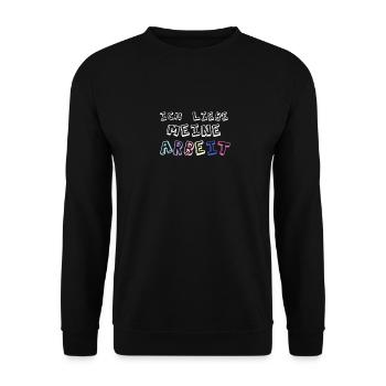 Lehrerin Lehrer Beruf Kindergarten Kinder - Unisex Pullover - Schwarz - Vorne - Alina (178cm) & Michal (187cm)