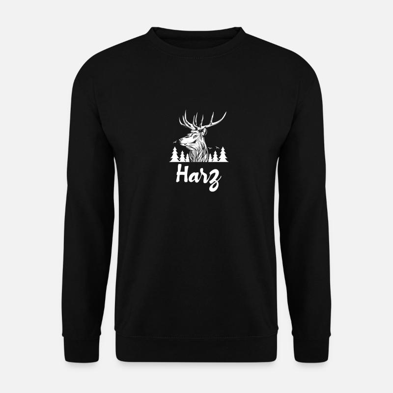 Harz Brocken Torfhaus Niedersachsen Geschenk - Unisex Pullover - Schwarz