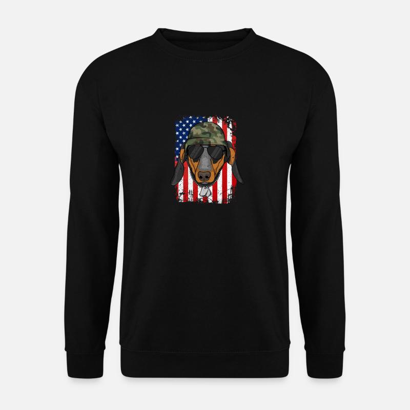 Dackel - Unisex Pullover - Schwarz