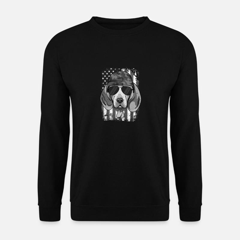 BEAGLE - Unisex Pullover - Schwarz