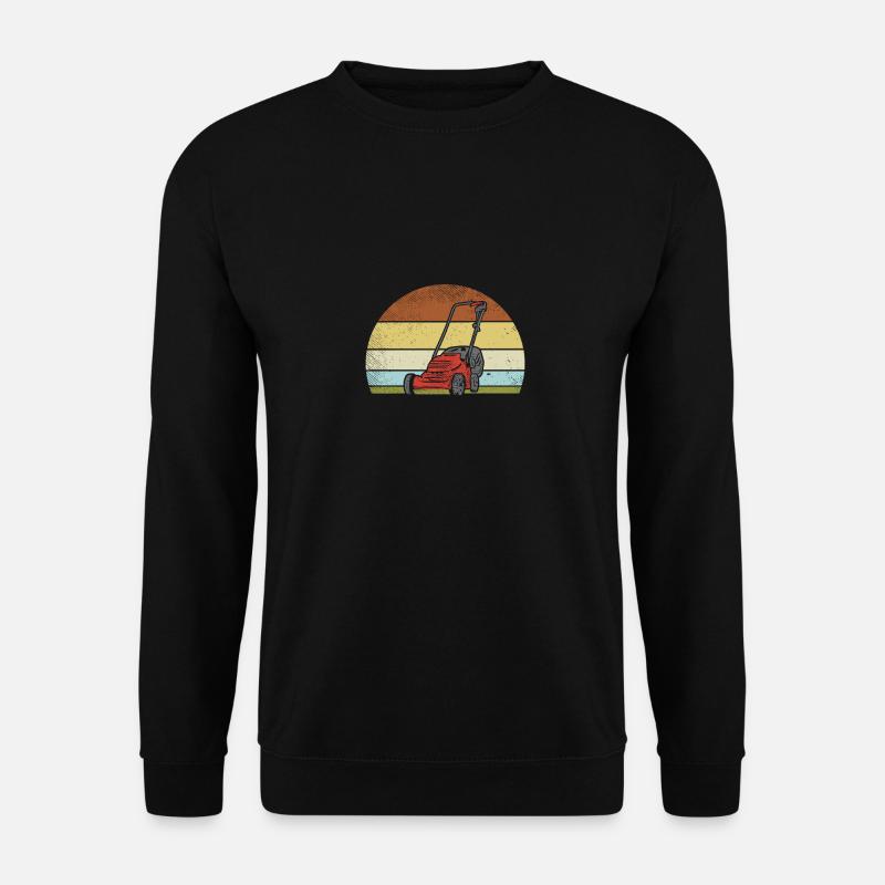 Gärtner Rasenmäher Rasenpflege - Unisex Pullover - Schwarz