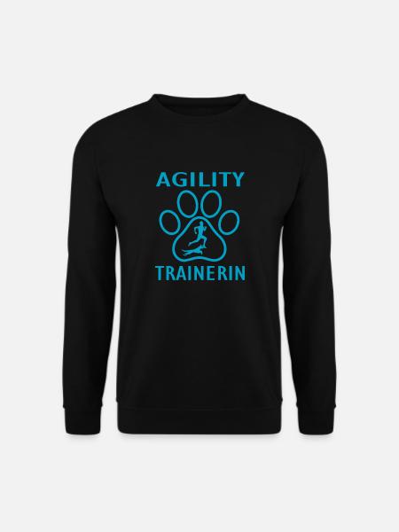 Hund Dog Agility - Unisex Sweatshirt - black