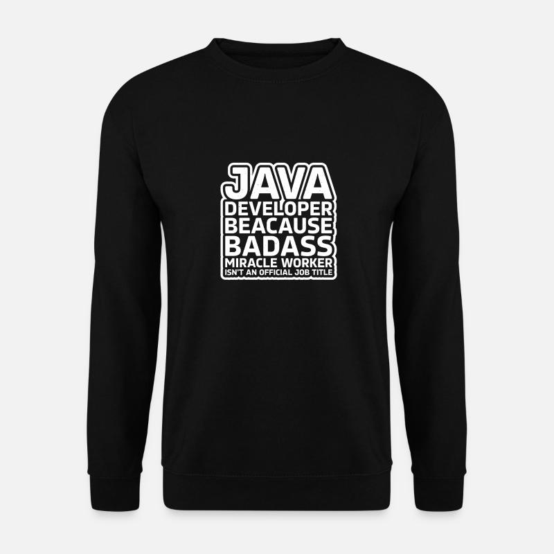 Java Developer Badass - Unisex Sweatshirt - black