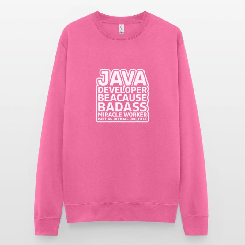Java Developer Badass Unisex Pullover