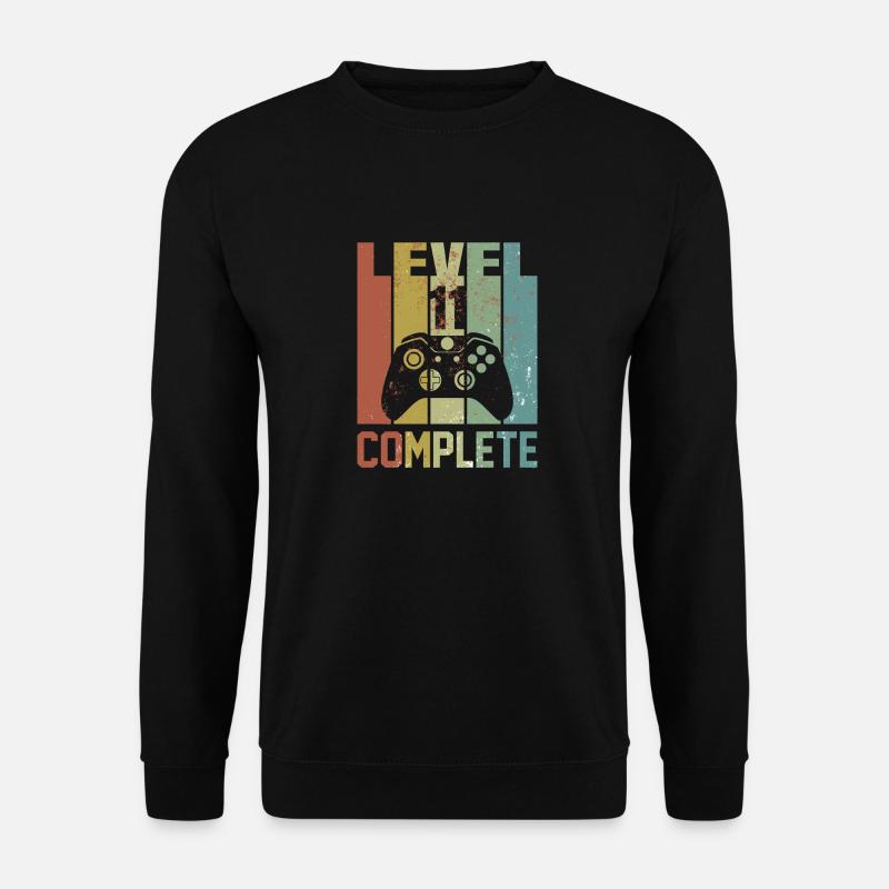 Level 11 Complete Geburtstagsshirt Jugend Geschenk - Unisex Pullover - Schwarz