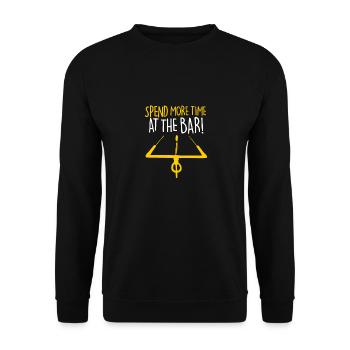 Kite Kiteboarding Kitesurfer cadeau - Sweat-shirt Unisexe - noir - Devant - Alina (178cm) & Michal (187cm)