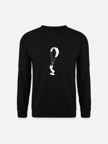 Kite Kiteboarding Kitesurfer Geschenk - Unisex Pullover - Schwarz