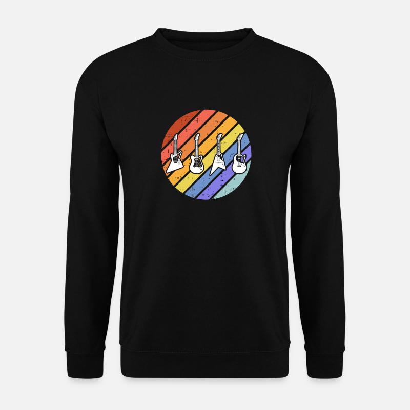 Guitar Retro - Unisex Sweatshirt - black