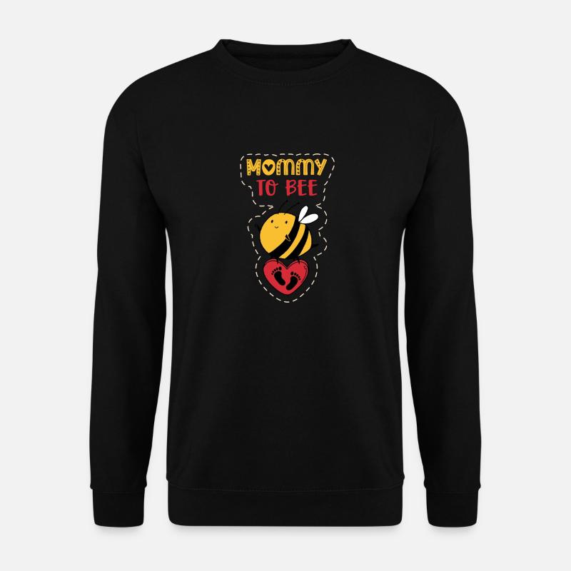 Schwangerschaft Biene - Unisex Pullover - Schwarz