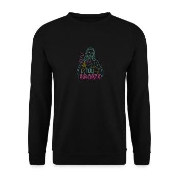 Jésus Sainte Fumées Chrétienne - Sweat-shirt Unisexe - noir - Devant - Alina (178cm) & Michal (187cm)